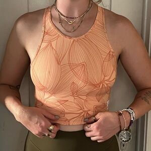 Orange Buffbunny High Neck Sports